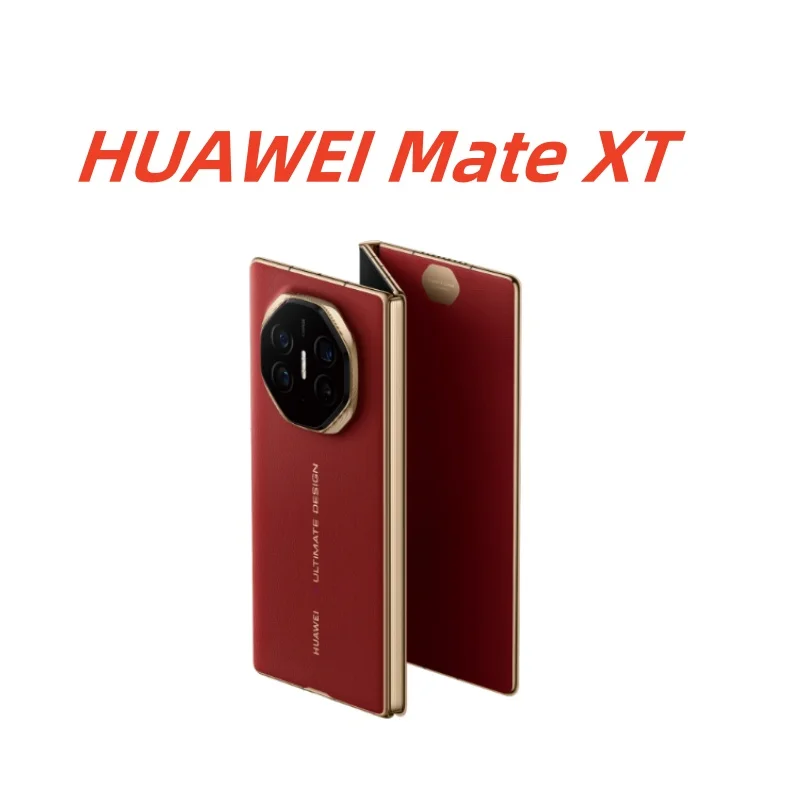 New Huawei Mate XT Folded Screen Mobile Phone  5600mAh 66W Wired 50W Wireless 50MP Rear Three Cameras HarmonyOS 4.2 NFC OTA