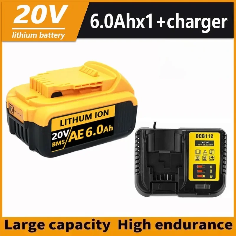 

For DCB200 20V Battery Compatible with power Tools 18V 12Ah rechargeable electric tool Lithium batteries 20V 18Volt 18650.00