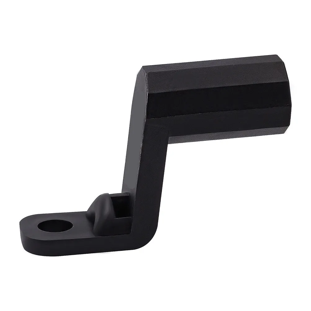 

Motorcycle Electric Car Rearview Mirror Extension Mount Bracket Holder Black Compact Lightweight Space Saving Motorcycle Bracket