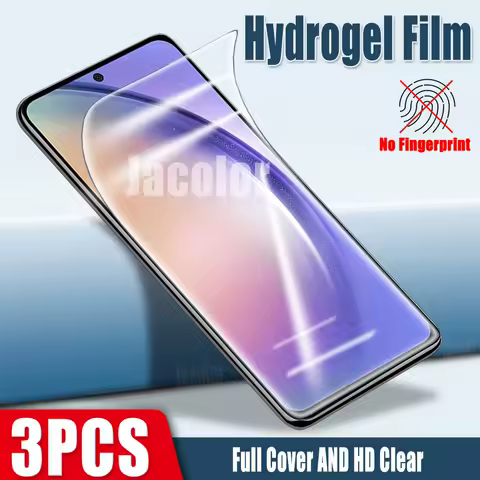 3PCS Gel Film For Samsung Galaxy A54 A53 A52 A52S A34 A33 A32 A23 A22 A22S 5G Hydrogel Front Screen ProtectorNot Safety Glass