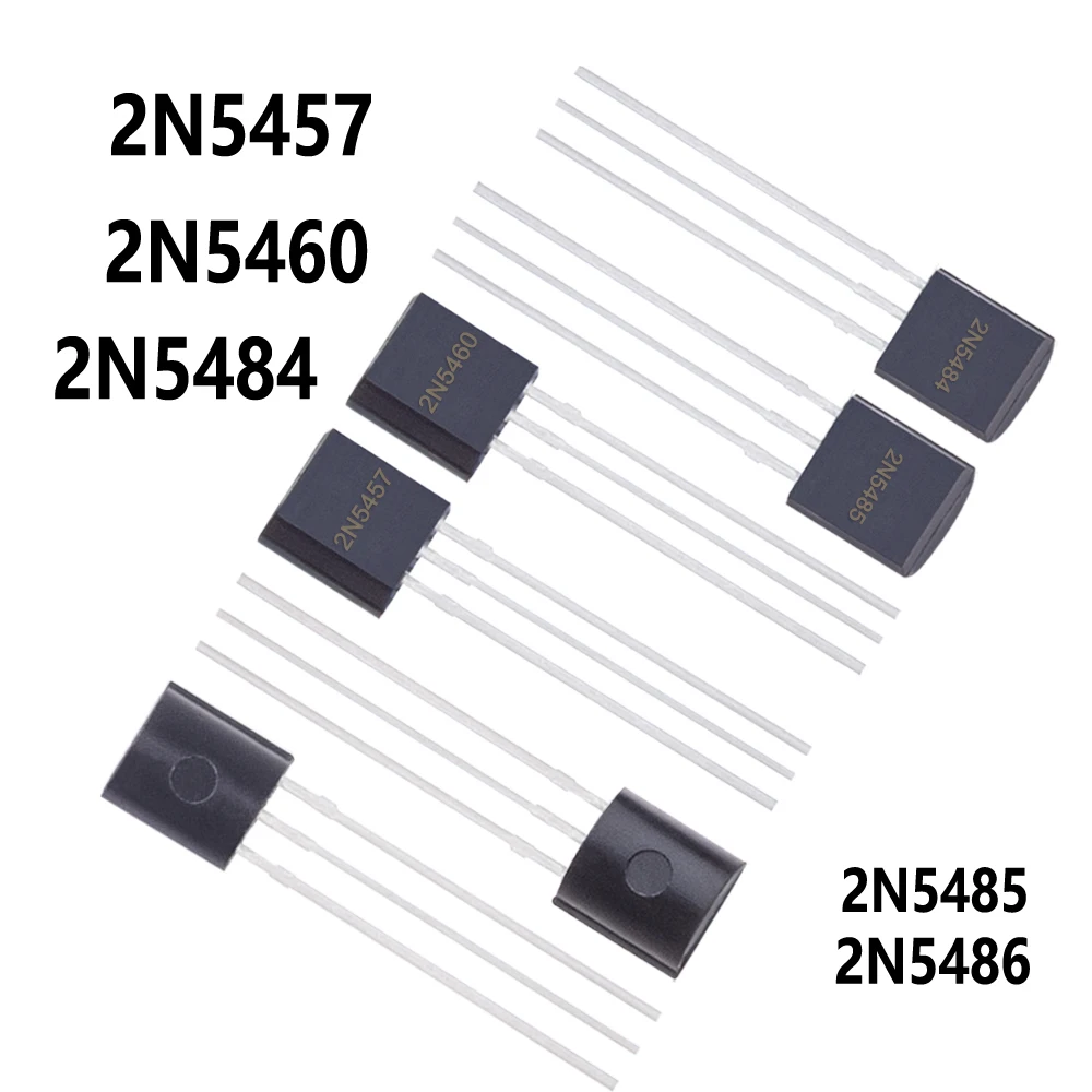 10PCS TO92 2N5457 2N5460 2N5484 2N5485 2N5486 TO-92 5457 5460 5484 5485 5486 TO92