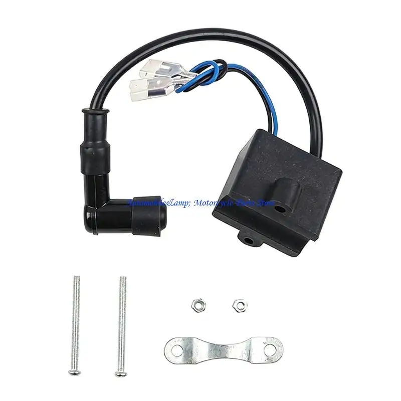 H7BD Bike Engine Ignition Coil System With Plugs for 49cc 66cc 80cc 2-Strokes