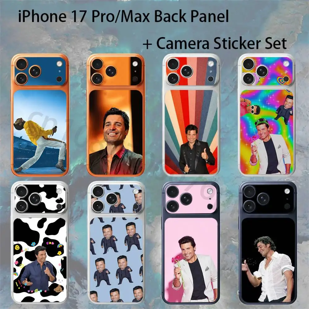 

Chayanne Dance With Me For iPhone 17 Pro /Max Battry Back Cover with Camera Decal Skin Rear Protective Sticker Film