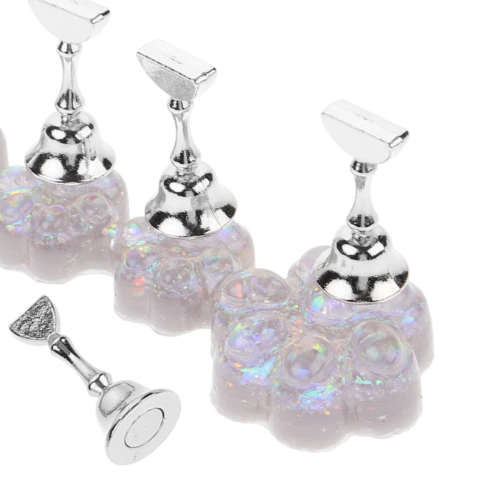 

1 set Nail Practice Holder Cat Claw Nail Stand Smooth Nail Art Display Stand Nail Tools for Nail Art