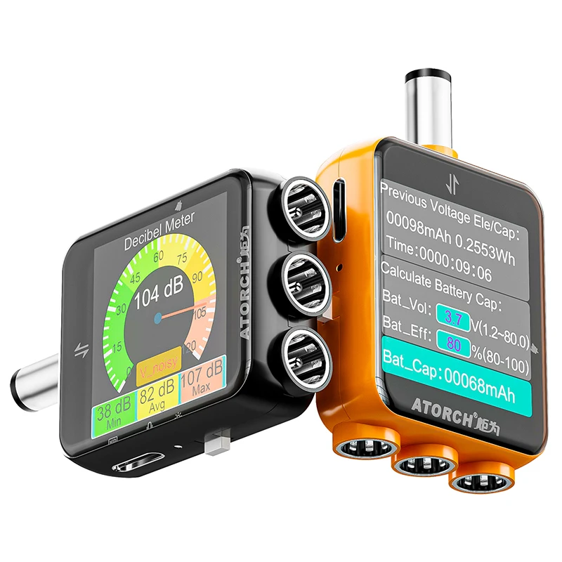 ATORCH D5P Touchscreen DC5.5 Tester DC 4.5-80V 12A Digital Voltmeter Amperemeter Wattmeter Batteriekapazität Leistungsanalysator Monitor – Detail 32