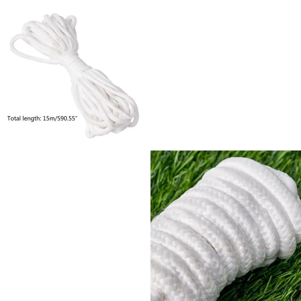 

6mm 15m Watering Wick Cord for Planter Flowerpots DIY Automatic Slow Releases C5AD