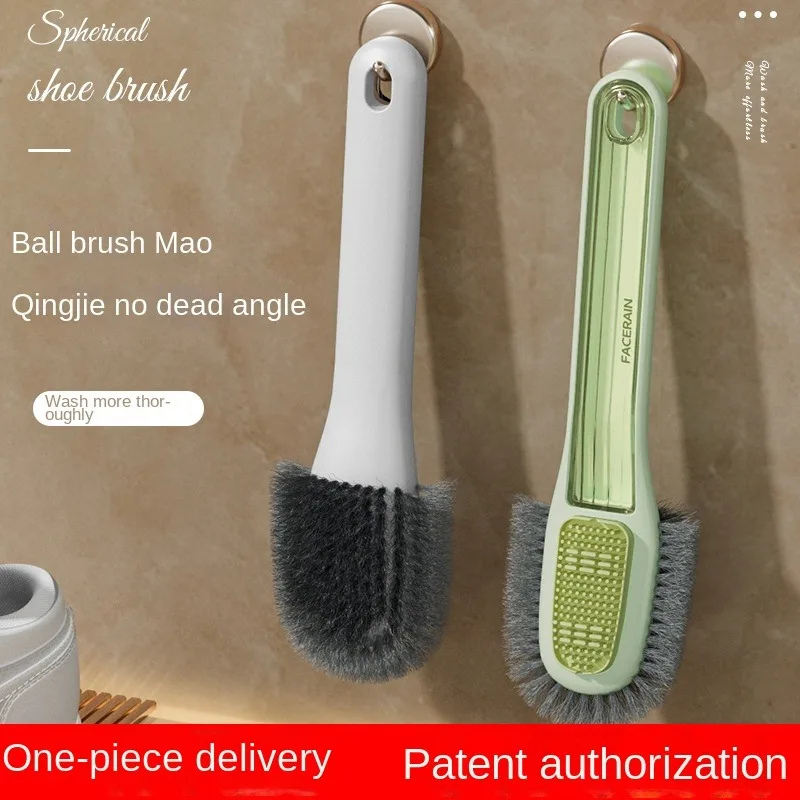 Double-sided Shoe Brush Durable Plastic Shoe Washing Brush Suede Shoe Cleaning Brush Household Cleaning Tools Accessories