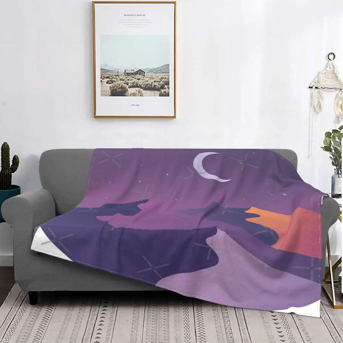 

Manta con degradado de Dune At Moonlit, colcha a cuadros para cama, sofá a cuadros, manta de verano, colchas de verano