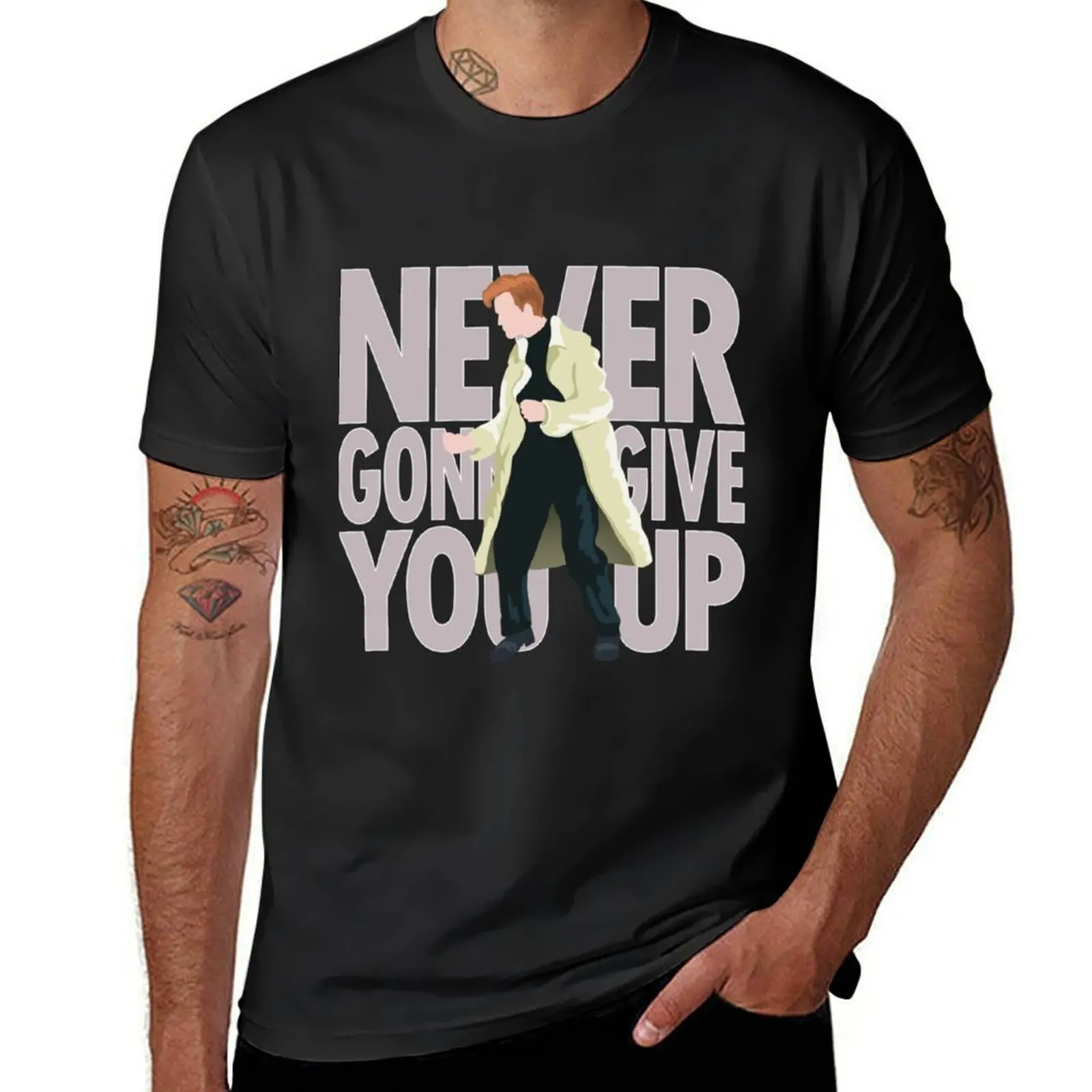

Rick - Never Gonna Give Yo T-Shirt tees football t shirt vintage mens clothes