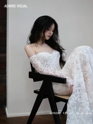Newest Wedding Dress Mermaid Lace For Bride Elegant With Long Sleeves Off The Shoulder Customized Plus Sizes Vestidos De Novias