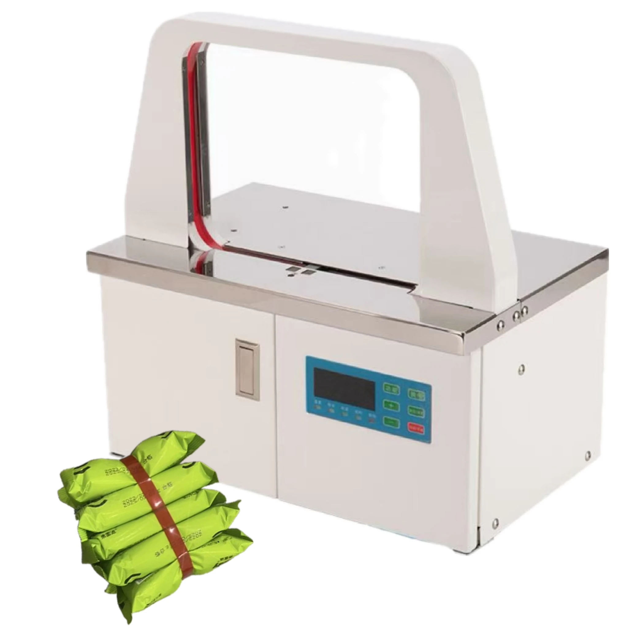 

Industrial Automatic Banding Machine PP/PET Belt Compatible Logistics Electronics Use