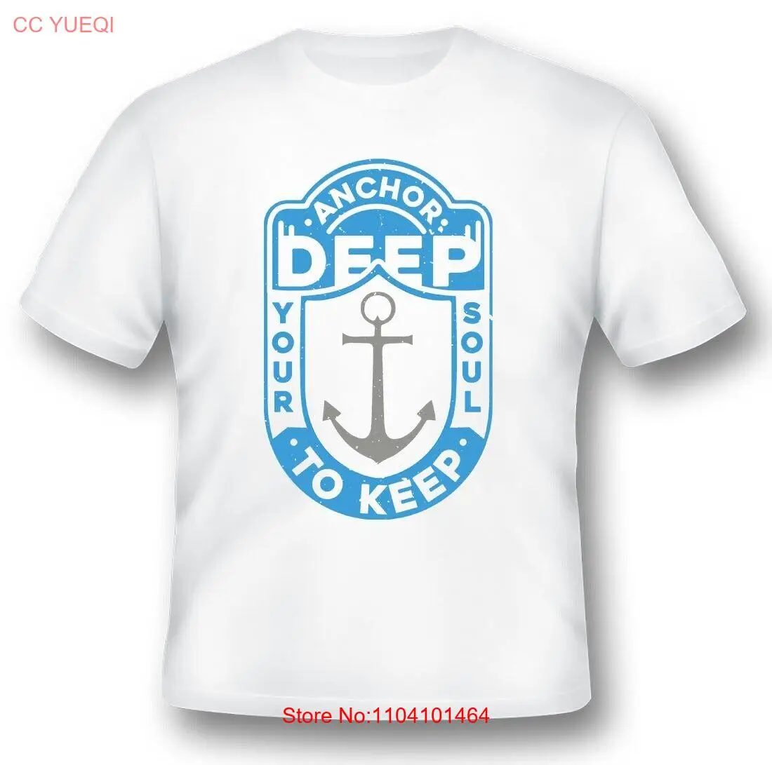 

Anchor Your Soul Shirt Black or White Tee