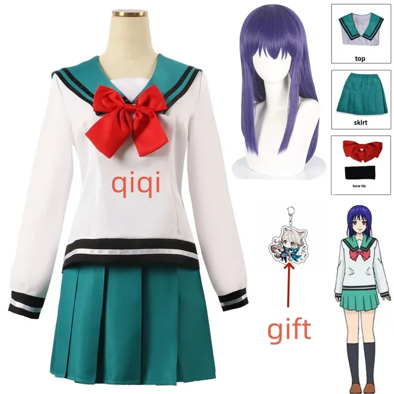 Anime Saiki Kusuo The Disastrous Life K.-Nan Teruhashi Kokomi Cosplay School Uniform Custome for Womenens;3'c,5.y;8'v,