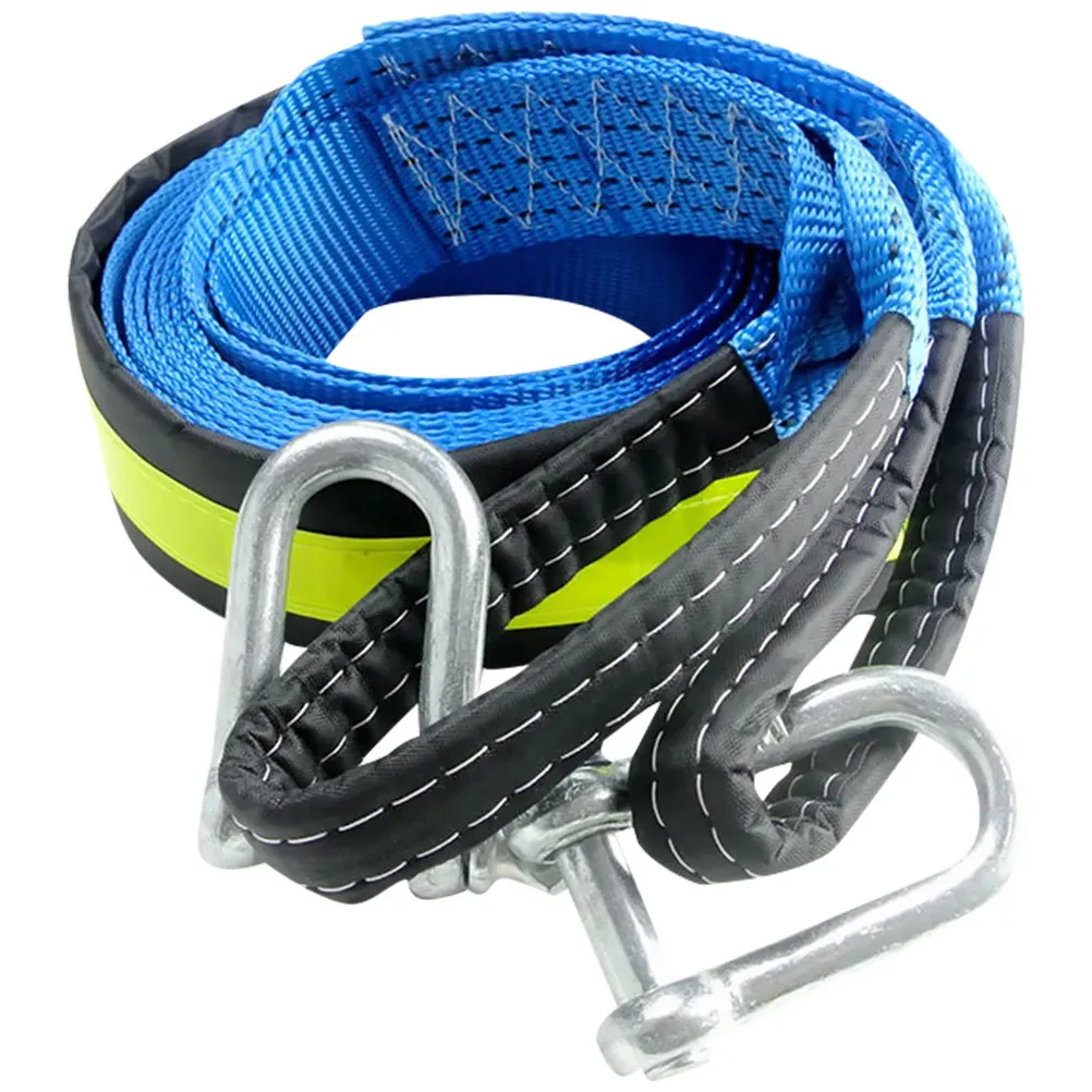 1Pcs Pull Rope Car Tie Down Straps For Mechanic Practical Tow Sturdy Trailer Pulling Emergency Winch