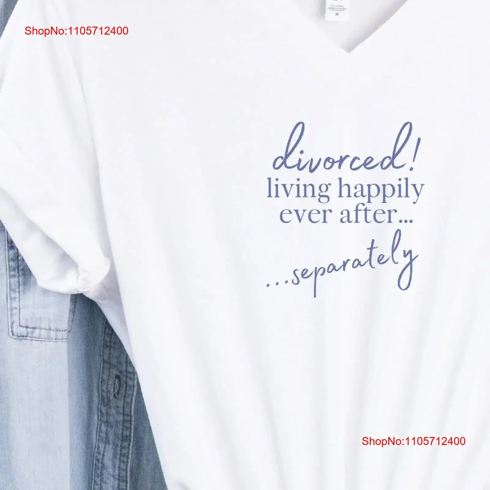 Divorced Living Happily Ever After T Shirt Celebration of Divorce Breakup for Her Him Fun Self Love vintage Washed Slightly