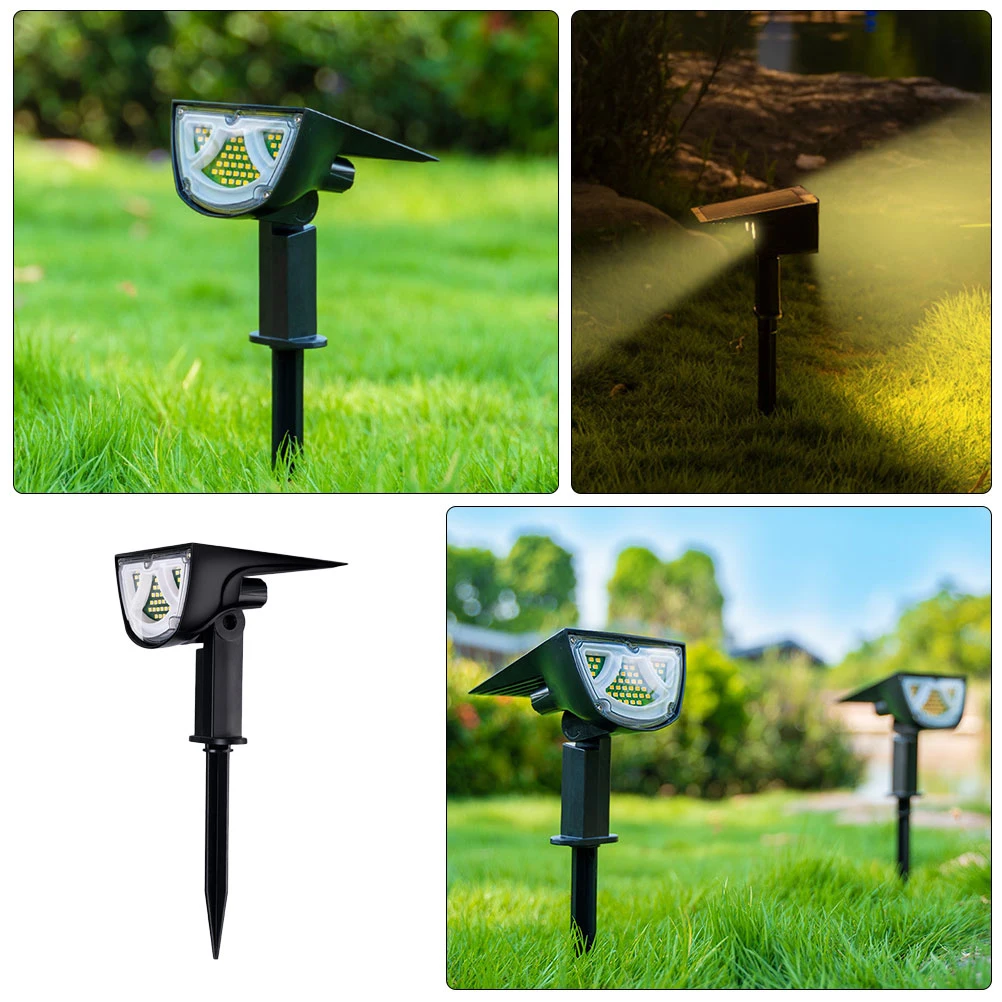 

Solar Lawn Black 7 Colors LED for Courtyard Garden Pathway Durable Waterproof Energy Saving Outdoor Lighting Tool Small Night