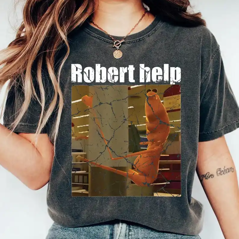 ماركوس دودة روبرت مساعدة ميمي المرأة ماركوس أنا أبحث عن جيمبو جيمس مضحك تي شيرت مطبوع بلايز عالية الجودة القطن للجنسين