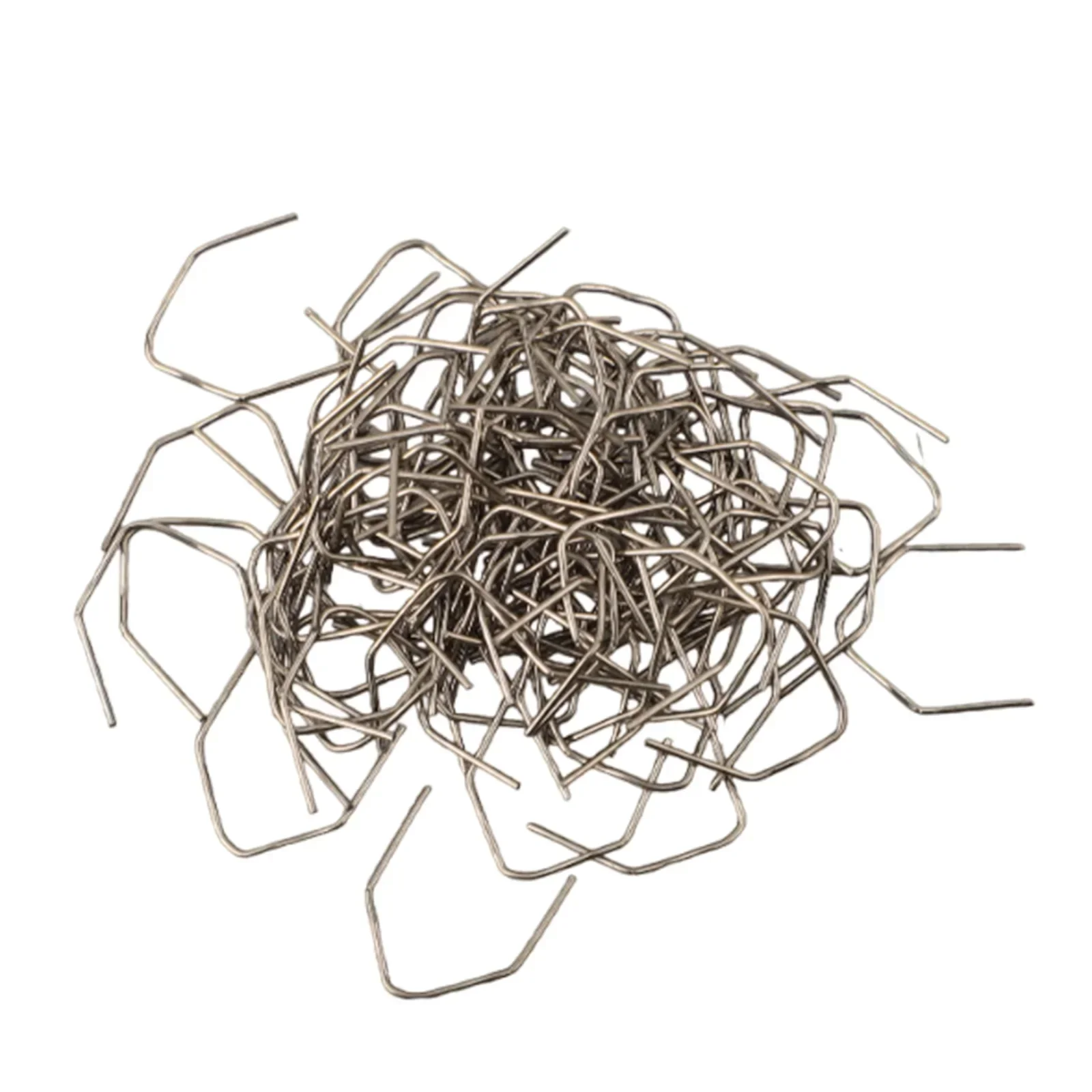 100PCS Automotive Welding Nail 0.8mm/0.6mm Plastic Repair Welding Nail Pre Cut Wave Staples Bumper Welder Tool Stainless Steel