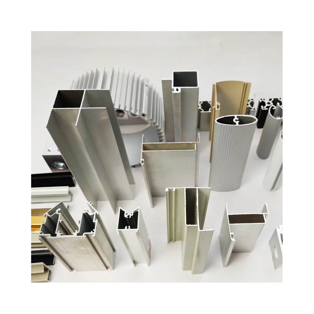 التخصيص مخصص الإطار الألومنيوم الشخصي لنظام جدار الستارة نافذة الباب تطبيق مربع البثق 6063 سبيكة #4