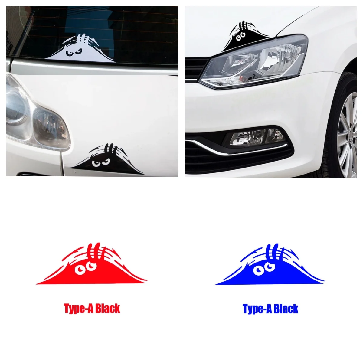 

PVC Personalized Funny Car Stickers, Car Scratch Cover Stickers, Dune Monster Scratch Block Car Body Funny Decorative Stickers