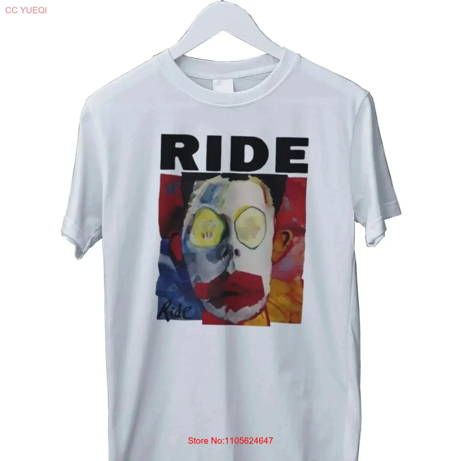 Ride Band MBV Indie Rock Slowdive Shoegaze T Shirt S M L XL 2 3 4 long or short sleeves vintage Washed streetwear Stretched