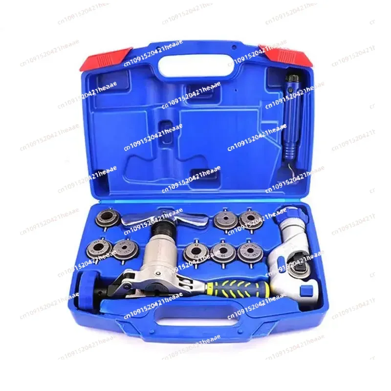 Suitable for  Set  Copper Pipe Flaring 1/4-3/4 Inch O.D.Tubing Flaring  Kit K-519L Eccenteic 45-Degree Cone Tubing Flaring Tool