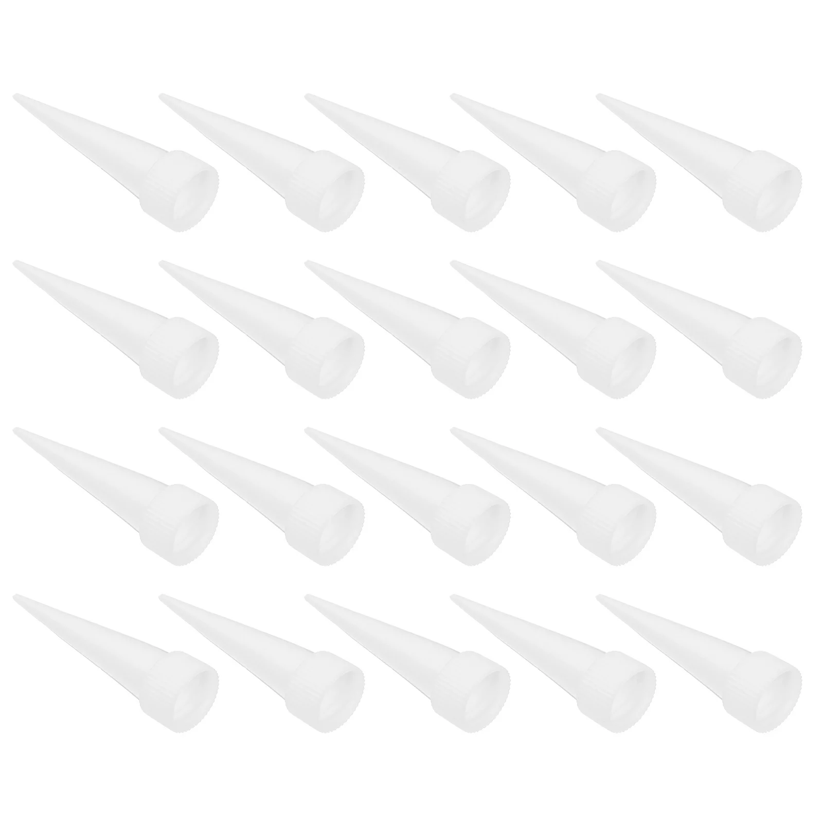 100 قطعة فوهات السد الدقيقة نصائح استبدال البلاستيك لأدوات السد دائم مخروط تلميح التوقف قبعات عدة أجزاء أداة #2