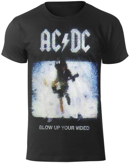 2026 Fashionable short sleeved sports T-shirt with ACDC print, fashionable and breathable, suitable for daily wear