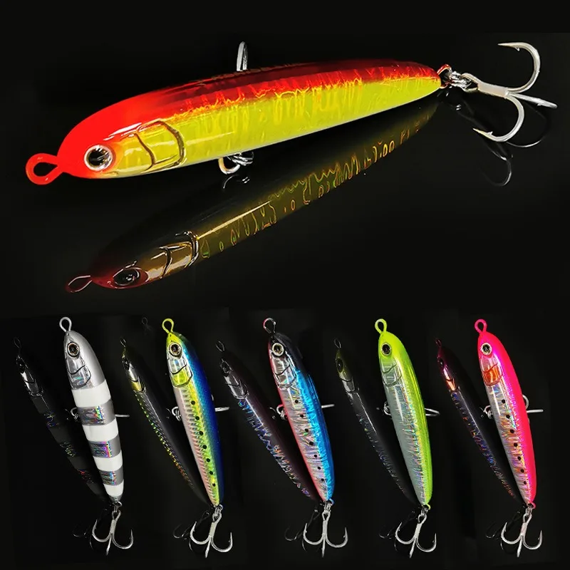 KMRESA 105mm 40g Sinking Pencil Lure Saltwater Shore Casting Fishing Lure Kingfish Tuna Amberjack