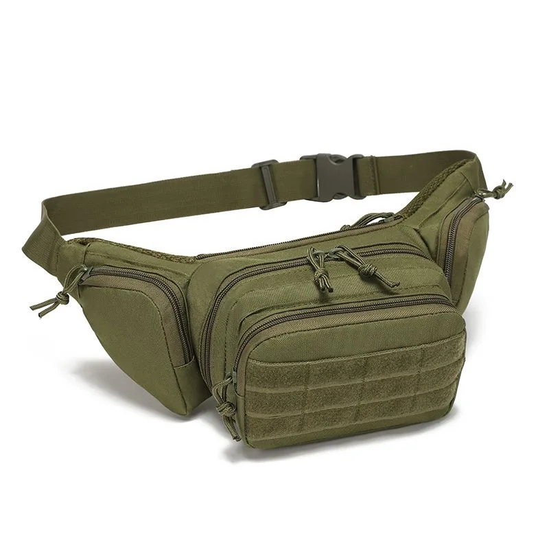 New Tactical Multi-function Waist Pack Fanny Packs for Men Nylon Shoulder Hiking Mobile Phone Bag Sports High-capacity Waist Bag