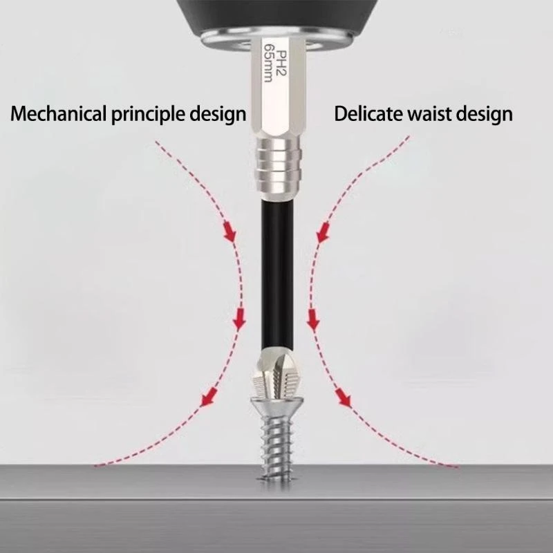 

Y3NA 6Pcs K5 Screwdriver Bit Shank Impact Electric Drill Bit Set Screw Drill Head Power Tools Drill Attachment Part