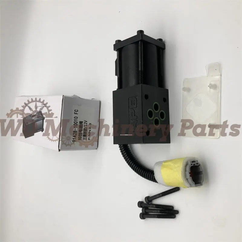 SOLENOID COIL VALVE 91A28-30010 91A28-10010 FOR MITSUBISHI CATERPILLAR FORKLIFT FD20/30N F18C 12V Square plug G02-04-D12V