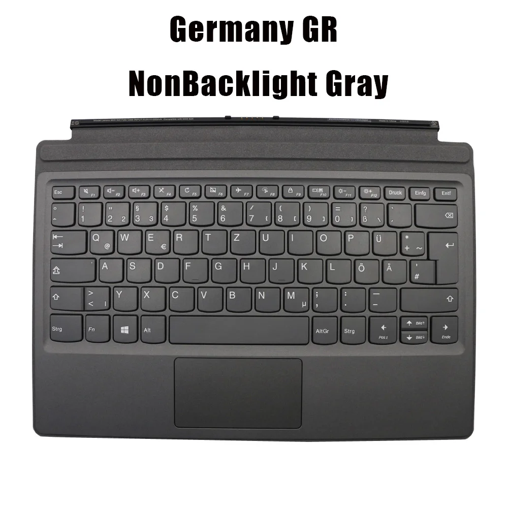 

Клавиатура GR/TW/JP/SL/AR/US для Lenovo Ideapad Miix 520 510 520-12IKB 510-12ISK 510-12IKB Tablet Folio без подсветки