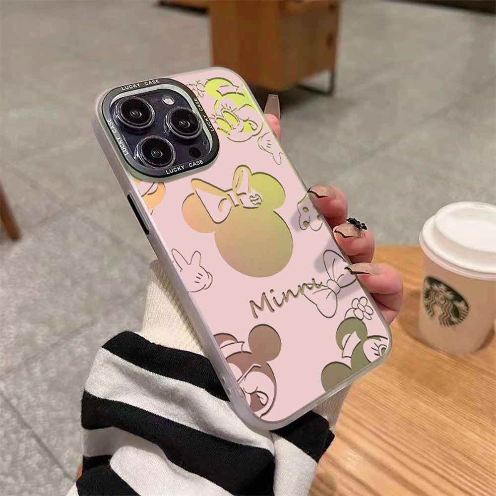 Disneys Mickeys Minnies Phone Case for Xiaomi Redmi 12C 10 10C 9 9A 9C 9T Note 12 11 10 8 7 Pro K40 A1 5G Matte Gradient Luxury