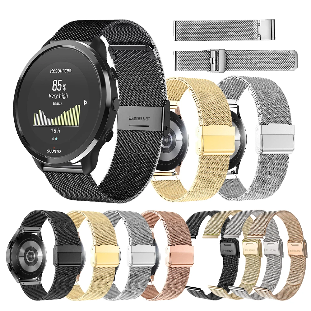 20 22Mm Metal Strap… - image