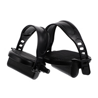 1Set Exercise Bike Pedals Replacement Universal Anti-Slip Pedals for Indoor Cycling Lightweight Portable Trainer