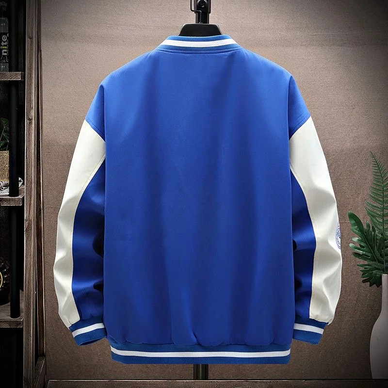 Chaqueta de béisbol estampada para hombre, abrigo informal holgado y cómodo, de alta calidad, M-4XL, nueva tendencia de moda, primavera y otoño, 2024