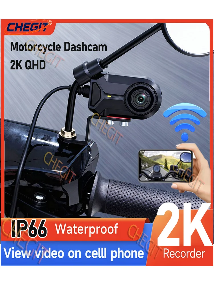 AliExpress WDSZKMYF 2K HD Motorcycle Driving Dash Cam DVR 30fps Camcorder Mountain Electric Bike Bicycle Motorcycle Camera Outdoor Black Box