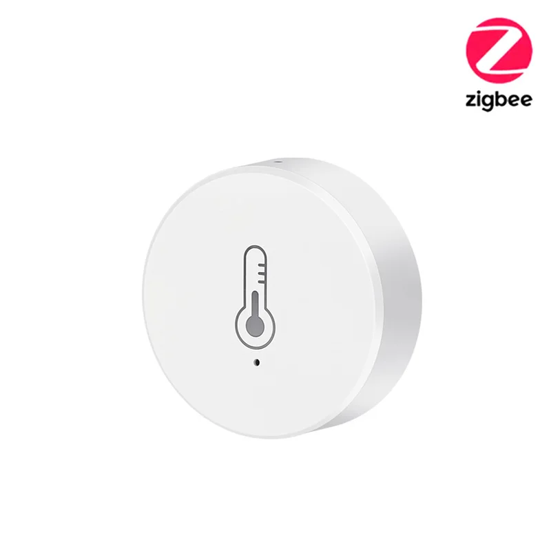 Tuya Zigbee Sensor Inteligente de Temperatura e Umidade, Controle APP Vida Inteligente, Monitor Remoto, Trabalhar com Alexa, Google Home