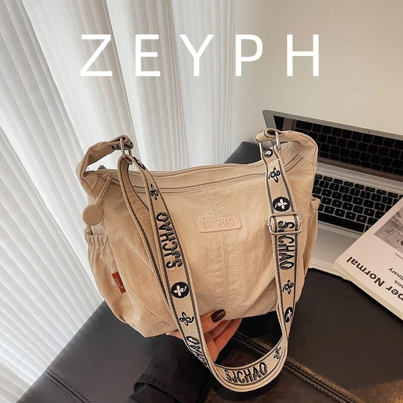 

Zeyph Women's bag, casual travel bag, large capacity canvas one-shoulder crossbody bag, tote bag, versatile backpack