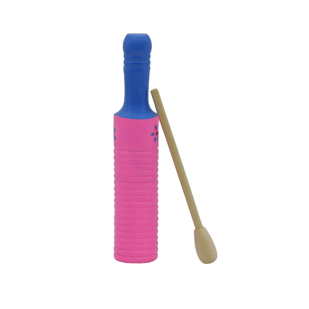 

Colored Robe Musical Instrument Baby Instruments Educational Bamboo Percussion