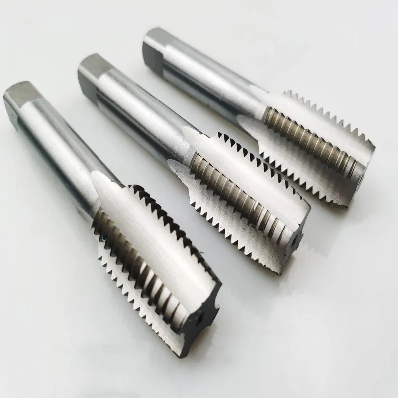 3pcs W6542 HSS machine tap set M3-M16, step 1/2/3, 3-step tap combination for high-precision stainless steel thread tapping