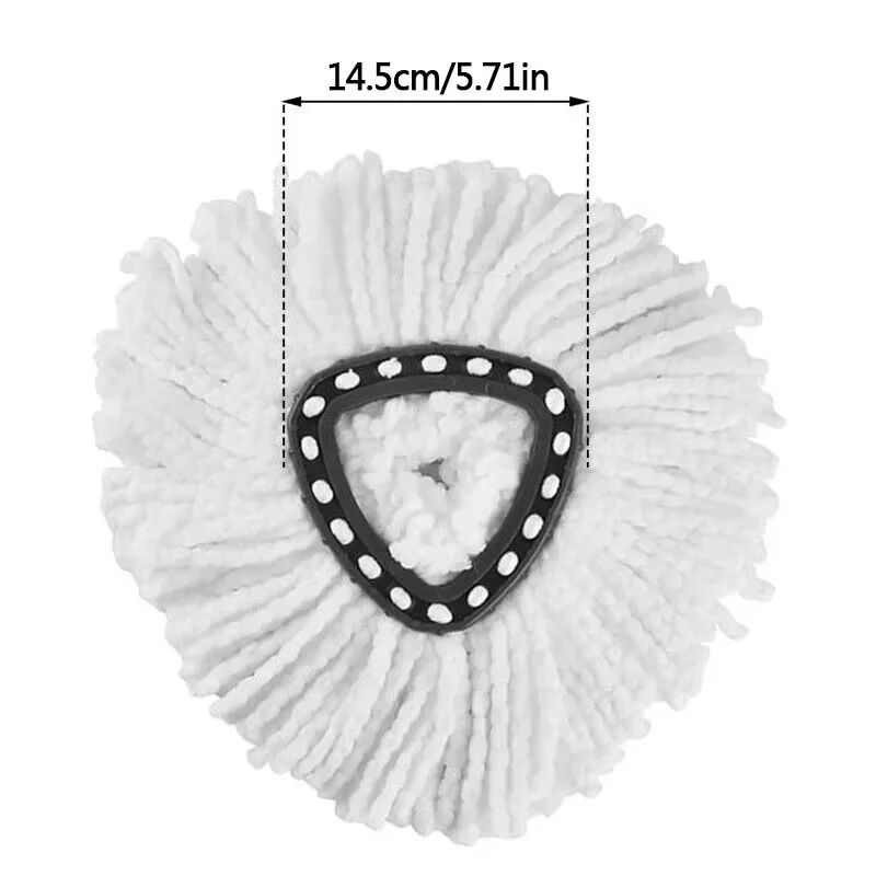 Spin Mop Pads for Vileda O-Cedar EasyWring 1-Tank System Replace Heads Mop Refills Microfiber Mop Head Household Cleaning Tools view 4