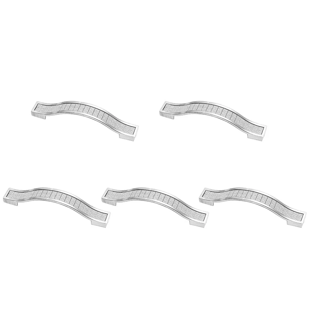 

Набор из 5 штук: 128 мм, высококачественные ручки для ящиков из блестящего сплава с кристаллами, модные цветные, без заусенцев, нержавеющие, минималистичные, европейские ручки для шкафов