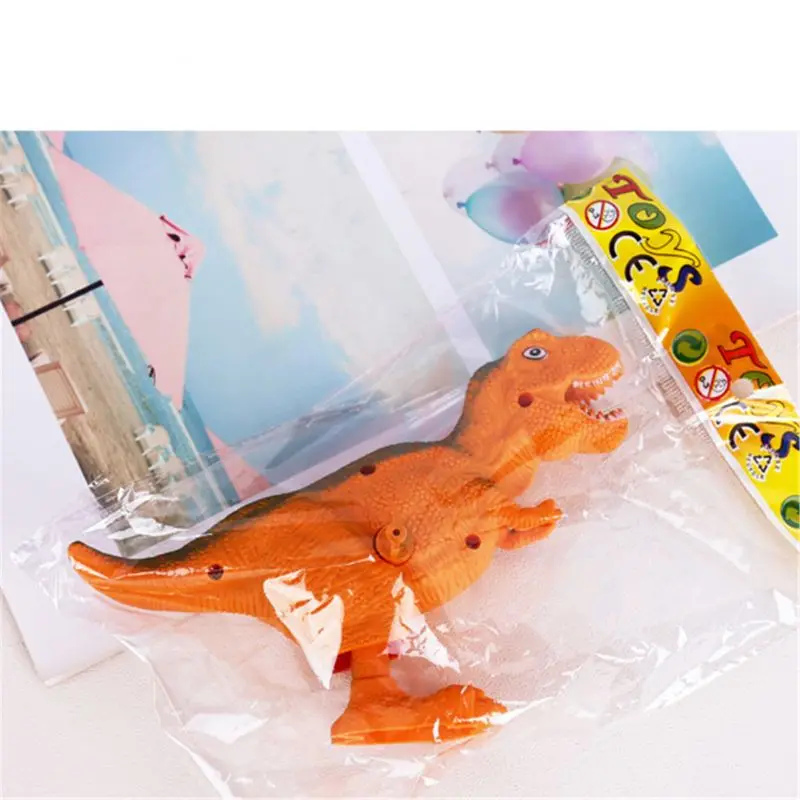 7-calowa zabawna nakręcana zabawka plastikowym tańczącym dinozaurem napędem sprężynowym dla niemowląt Favor S Dropship