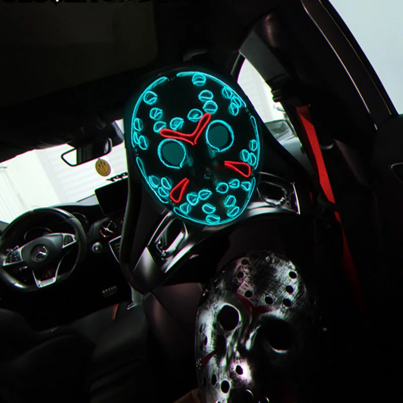 할로윈 프레디 VS 제이슨 마스크 하키 마스크 코스프레 영화 테마 용품 남여 풀 페이스 마스크 카니발 소품