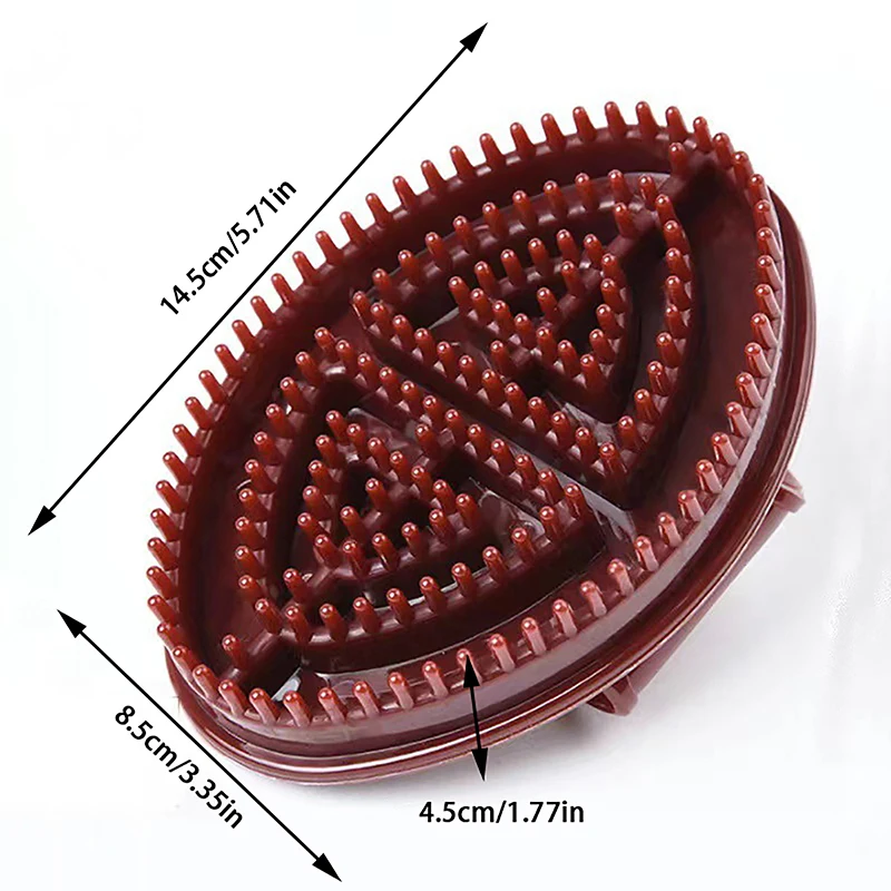 1pc TPU Meridian Brush Massage Veins Slimming Enhance Immunity Rivet Brush Body Massager Guasha Tool Body Health Gift