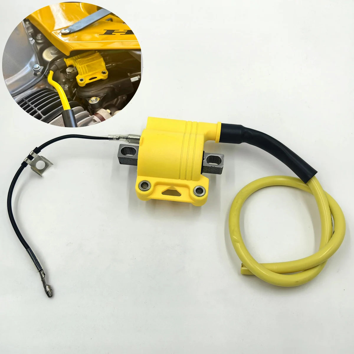 Universal 2T/4T Motorcycle Ignition Coil Racing Coil for ATV Scooter Moped Go Kart Dirt Bike Yamaha KTM NC250 - view 2