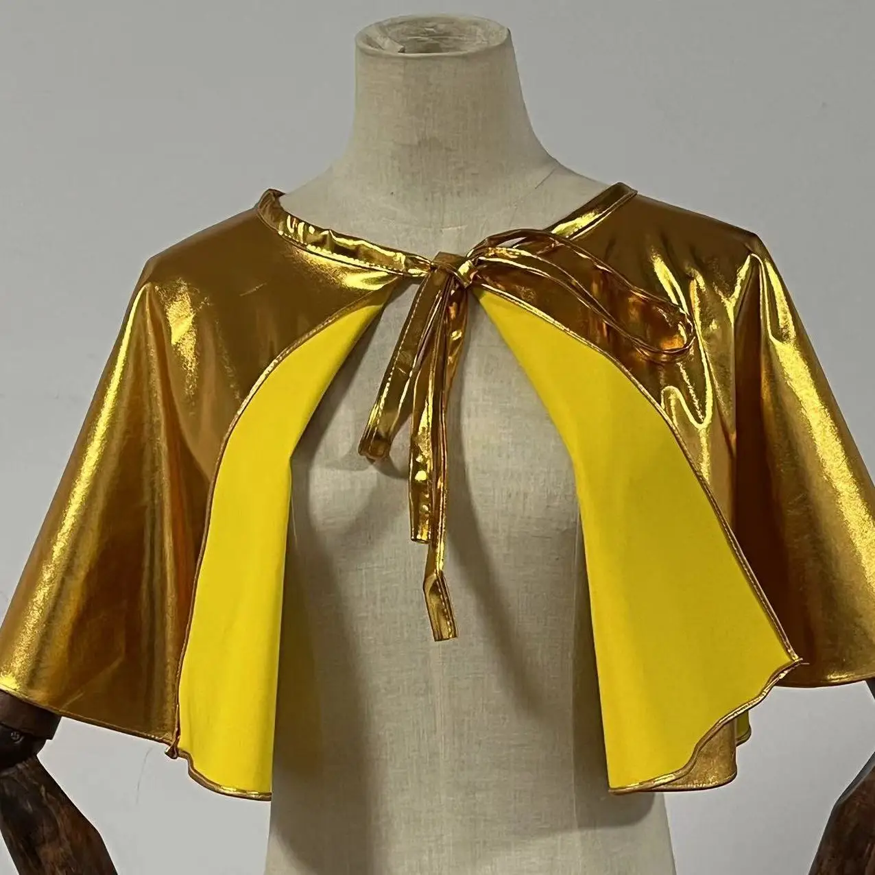 Хэллоуин ort No-Cap iny плащ ex Stage Performance Cos irt простой однослойный шиль с поясом