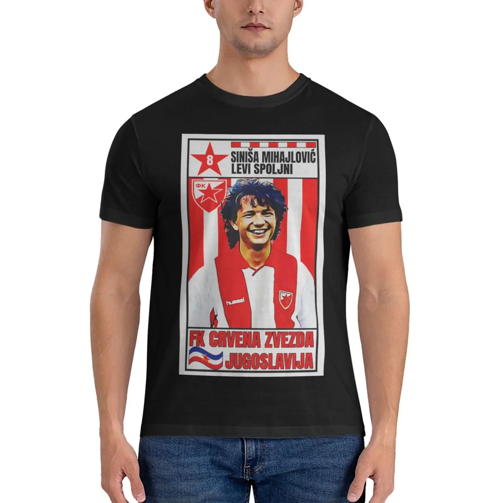 sublime t shirt anime sports fan t-shirts oversized t shirts Sini?a Mihajlovi? (FK Crvena Zvezda) #2 Classic T-Shirt heavyweight